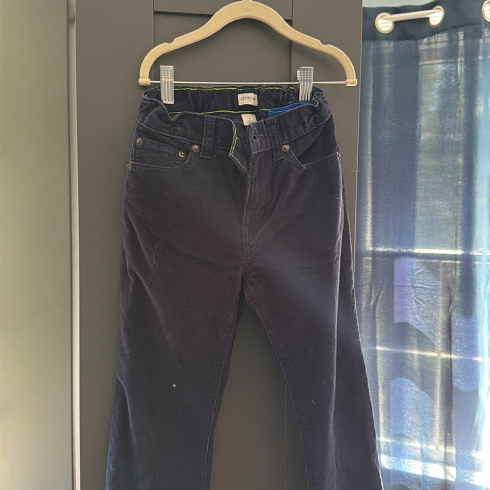 Kids jcrew corduroy size 8 navy